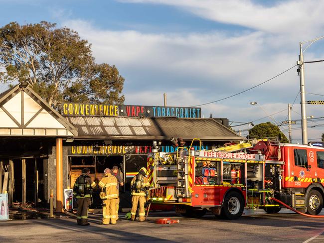 The store was targeted on Tuesday morning. Picture: Jason Edwards