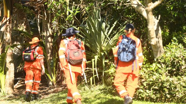 SES during the initial 2019 search around the Byorn Bay Lighthouse as well as Tallows Beach and The Pass in the search for missing backpacker Theo Hayez.