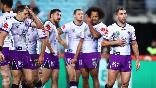 Cameron Smith says the Storm’s forward pack is key to shutting down Cook. (Photo by Mark Kolbe/Getty Images)