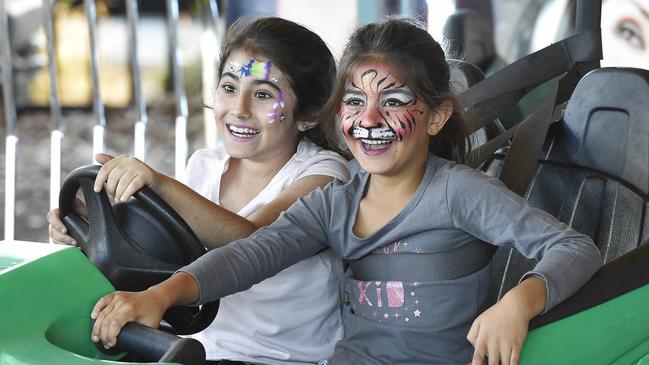 Dodgem cars and face painting go well together. Picture: Fairfield Council