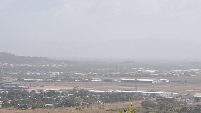 Pollution on the horizon over Townsville.