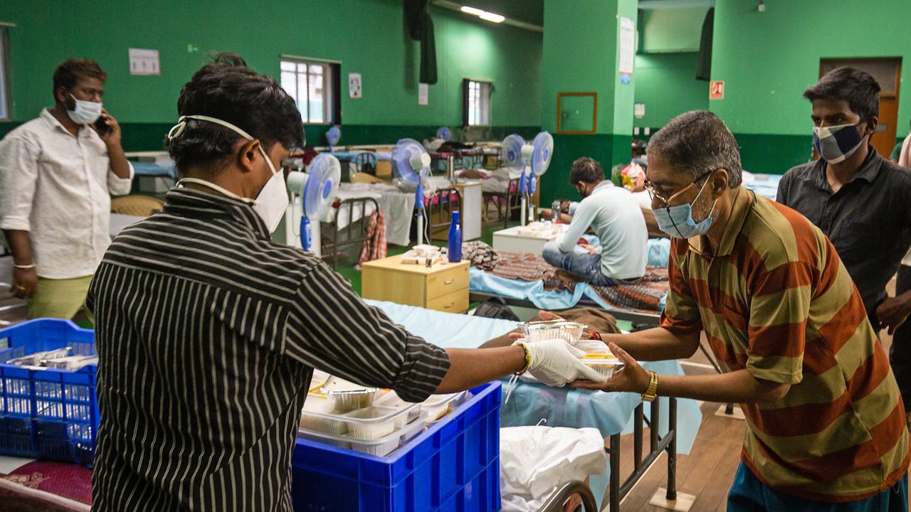 COVID patients in Bengaluru, India. Picture: Abhishek Chinnappa/Getty Images