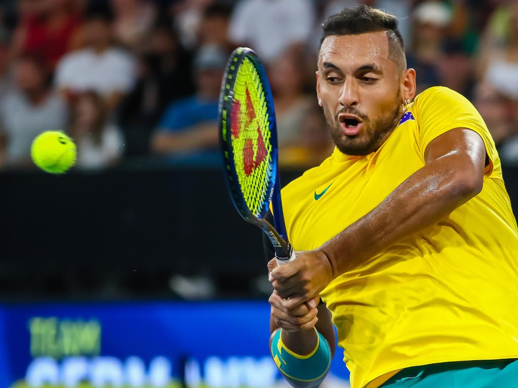 Nick Kyrgios is doing his bit to help out.