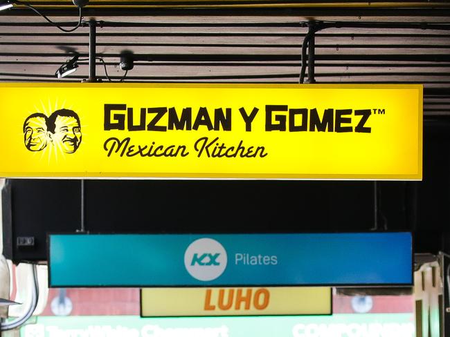 SYDNEY, AUSTRALIA - Newswire Photos JULY 26, 2021: A general view of the Mexican Food Chain Guzman Y Gomez during the COVID-19 lockdown in Sydney. Picture: NCA Newswire /Gaye Gerard