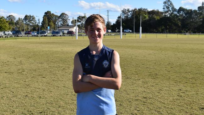 Noah Rodoreda of St John's College was one of the tournament’s best players on Wednesday.
