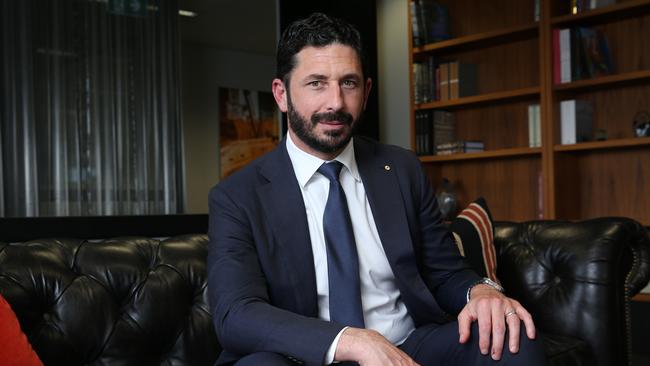 16/11/2023. Ryan Stokes, Managing Director and CEO Seven Group Holdings, photographed at their offices in Sydney. Britta Campion / The Australian