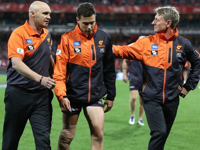 GWS pirme mover Josh Kelly is no certainty to take on the Pies. Picture: Getty Images