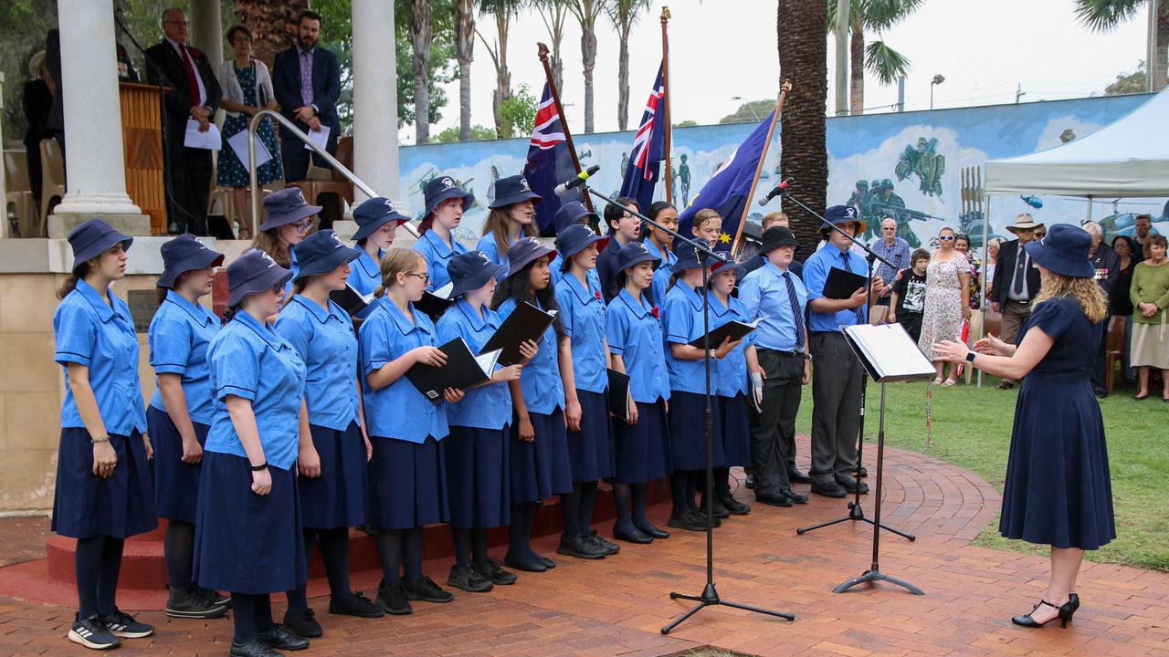 2021 Remembrance Day service in Kingaroy. Picture: Holly Cormack