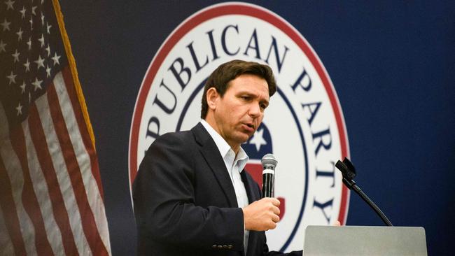 Florida Governor Ron DeSantis is expected to announce his candidacy for the 2024 presidential election. Picture: AFP