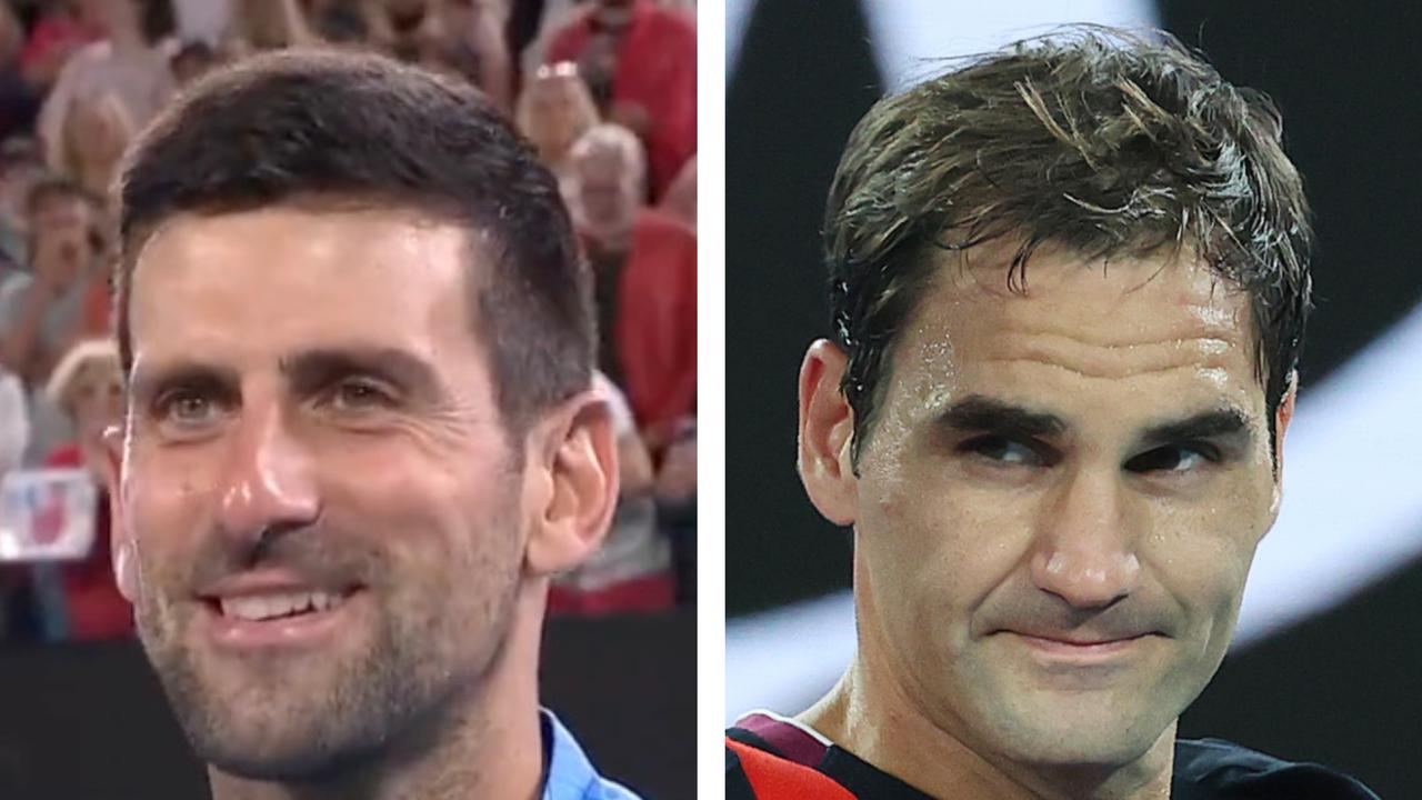 Novak Djokovic paid tribute to Roger Federer.