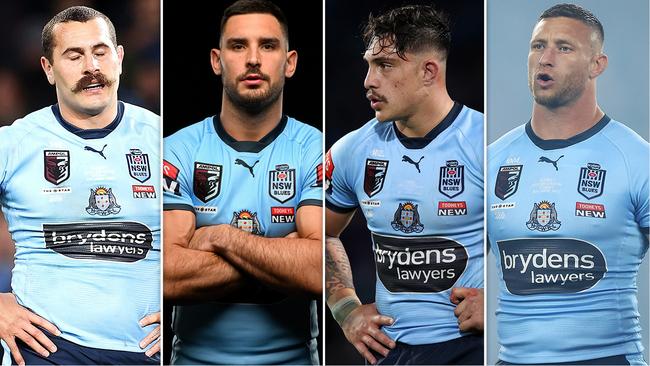 Reagan Campbell-Gillard, Ryan Matterson, Kotoni Staggs and Tariq Sims are all out of the side for Origin Game II.