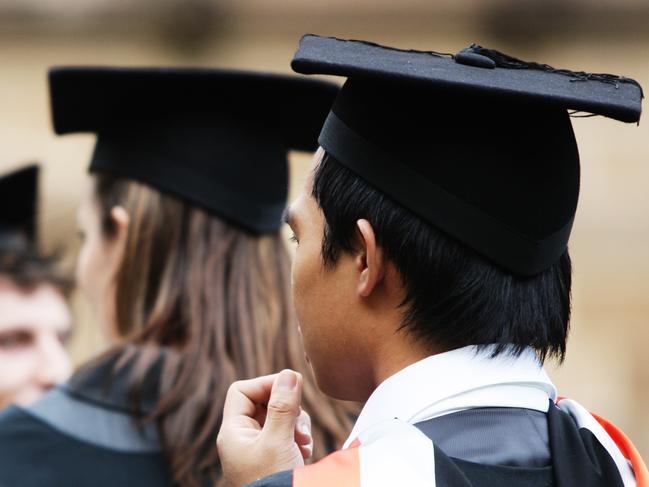 Generic picture of University of Sydney Students on graduation day 24 Apr 2009.