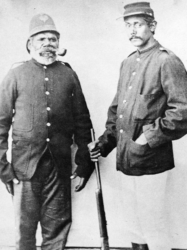 Jimmy Governor (right) pictured in 1896. Picture: Reuters