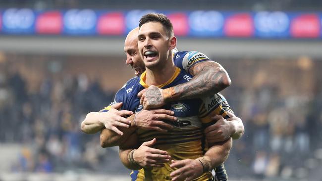 Parramatta scored 16 unanswered points in the second half to steal the win. Picture: Getty Images.