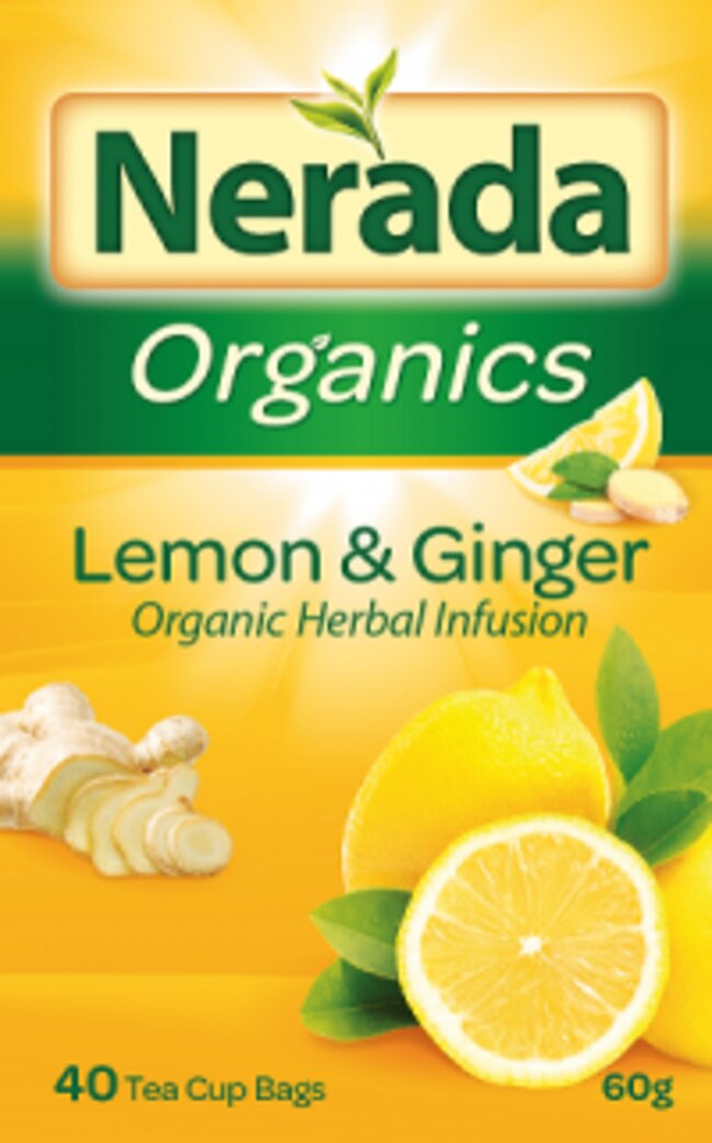 Nerada Organics Lemon &amp; Ginger Organic Herbal Infusion Tea