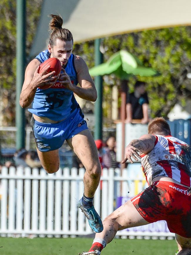 Fahey-Sparks was one of Sturt’s best on Saturday. Picture: Brenton Edwards