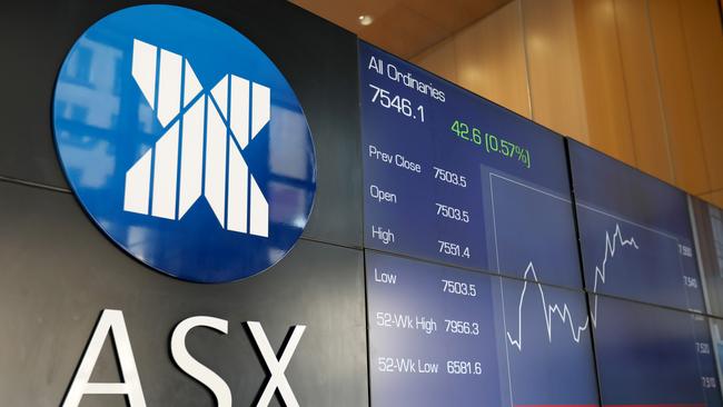 The ASX is tipped to jump after strong leads from the US overnight, with the Nasdaq rising more than 3 per cent. Picture: NCA NewsWire / Damian Shaw