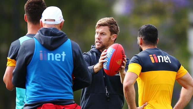 Sam Mitchell returned to Hawthorn this year as an assistant coach. Picture: Getty