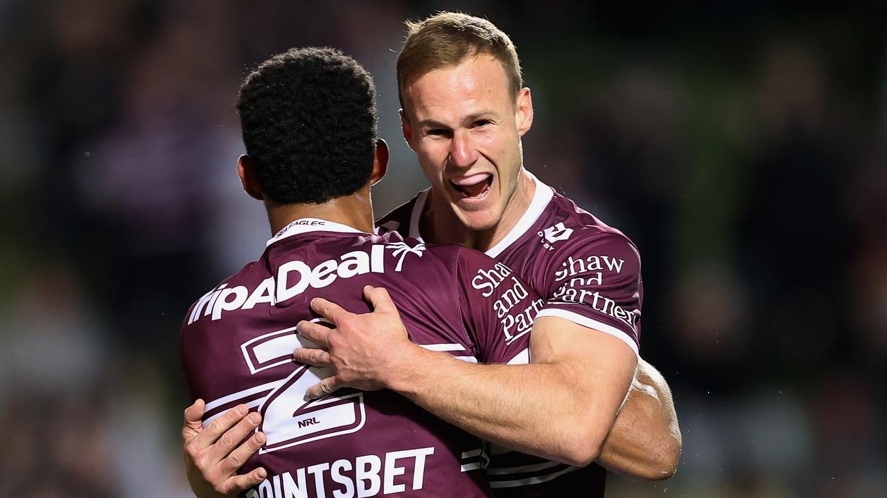 Daly Cherry-Evans spearheaded Manly to their upset win over Melbourne. Picture: Cameron Spencer/Getty Images