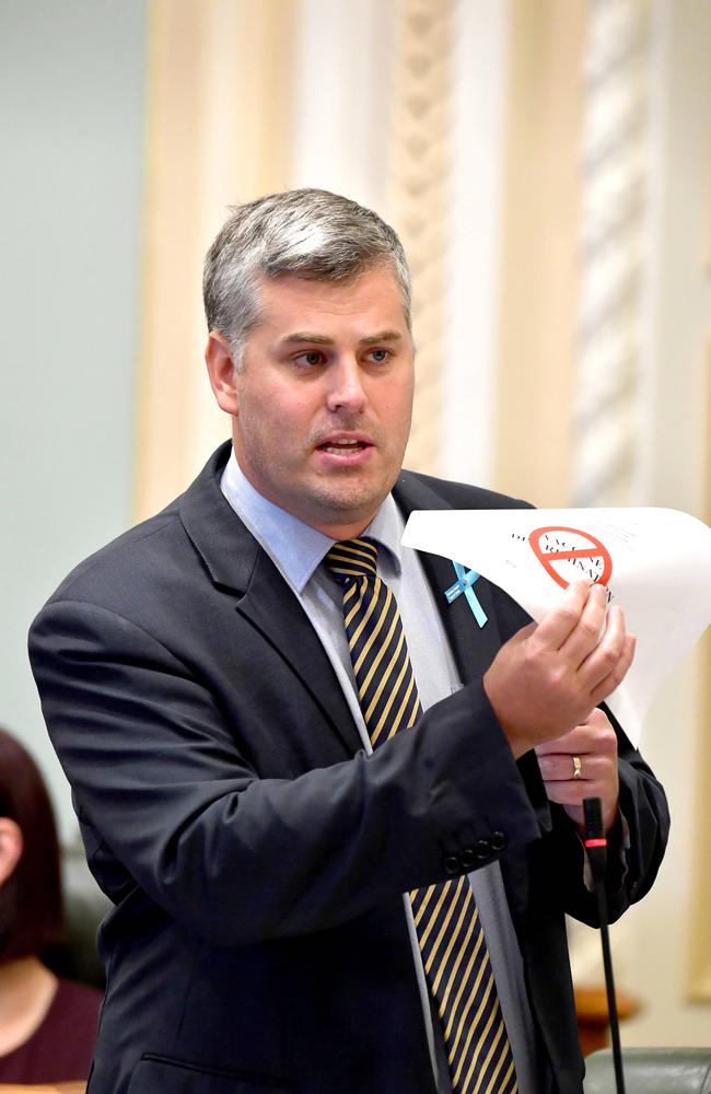 Mark Ryan at Queensland Parliament in Brisbane. Picture: NCA NewsWire / John Gass