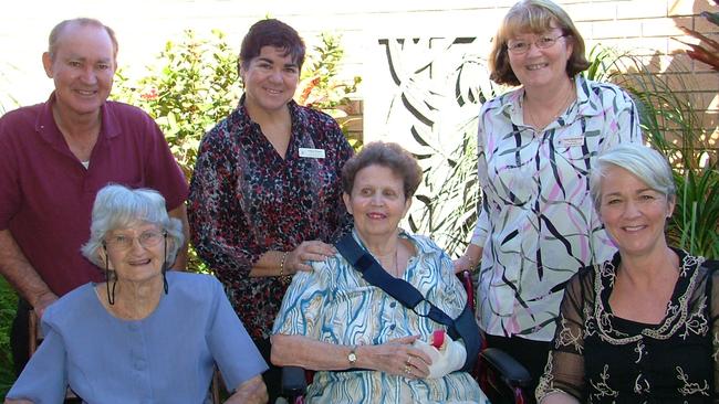 Nita (centre) with Shalom Aged Care residents and guests in 2010.