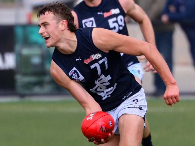 Will White gets busy for the VFL Blues.