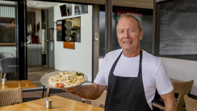 Siracusa owner Darrell Dring at his Helensvale restaurant. Picture: Jerad Williams.