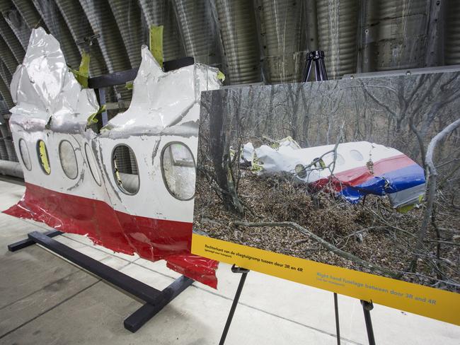 Skeleton remains ... Paint traces found on the MH17 structure enabled investigators to identify the Buk missile and its origins. Picture: Ella Pellegrini