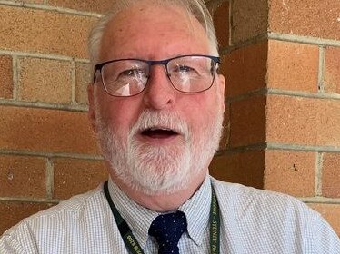 Christopher Hardy, 65, of Seaforth, a teacher at St Augustine's College Brookvale, who appeared at Manly Local Court on Wednesday, August 9, 2023, where he pleaded not guilty to common assault of a 15-year-old male student. Picture: Facebook