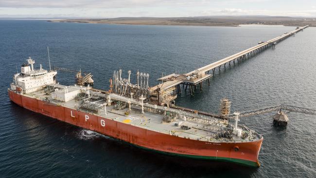 Santos's oil and gas site at Port Bonython, South Austrlia. Picture: Supplied