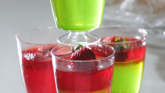 Jelly fruit dessert at Syriana Tropicana. Picture: Tim Clapin
