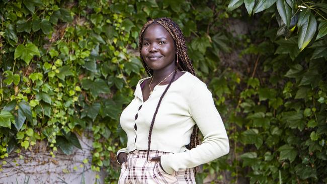 Author Kgshak Akec attended Clonard College. Picture: Aaron Francis/The Australian