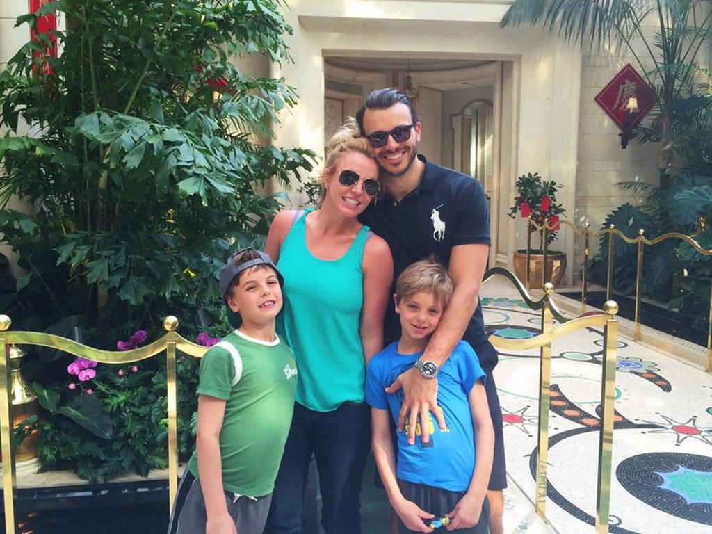 “Nothing better than family lunches in Vegas!” Picture: Britney Spears/Twitter