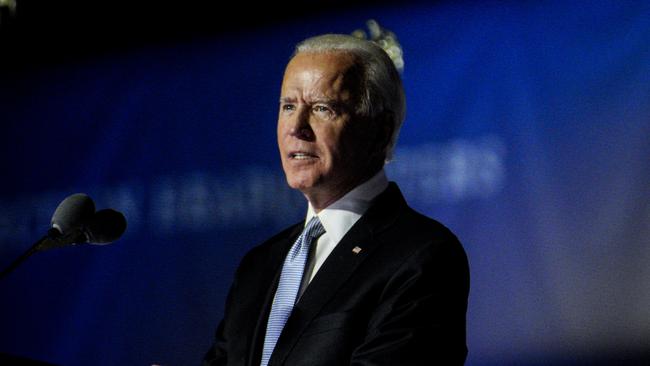 US President-elect Joe Biden addresses the nation. Photographer: Sarah Silbiger/Bloomberg via Getty Images