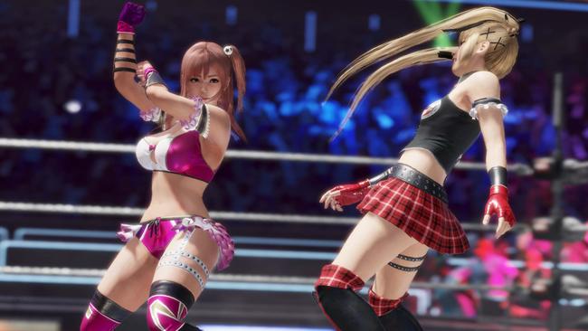 A screen shot from the video game DOA6. 