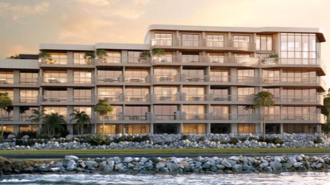 The proposed Beach Rd apartment shares a similar design to the existing ‘Ohana’ on the same street.