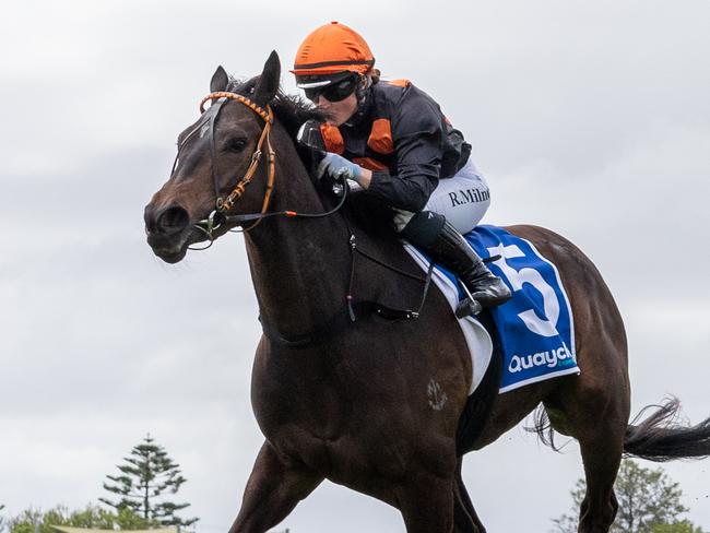 Talisay wins by two lengths at Morphettville in September. Picture: Makoto Kaneko