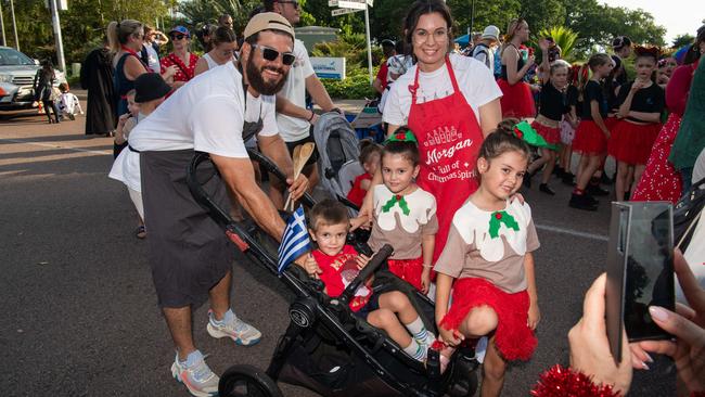 Thousands of Territorians braved the tropical heat for A Very Darwin Christmas Pageant. Picture: Pema Tamang Pakhrin