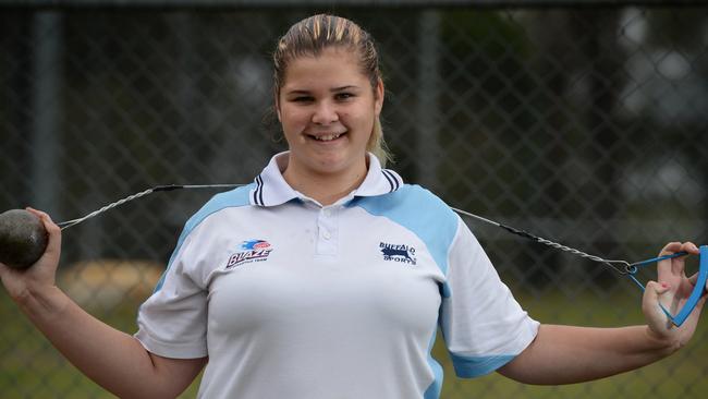 Junior Sports Star Sarah Ringrose(16) from Badgery's Creek, is an Australian hammer throw champion in several categories.
