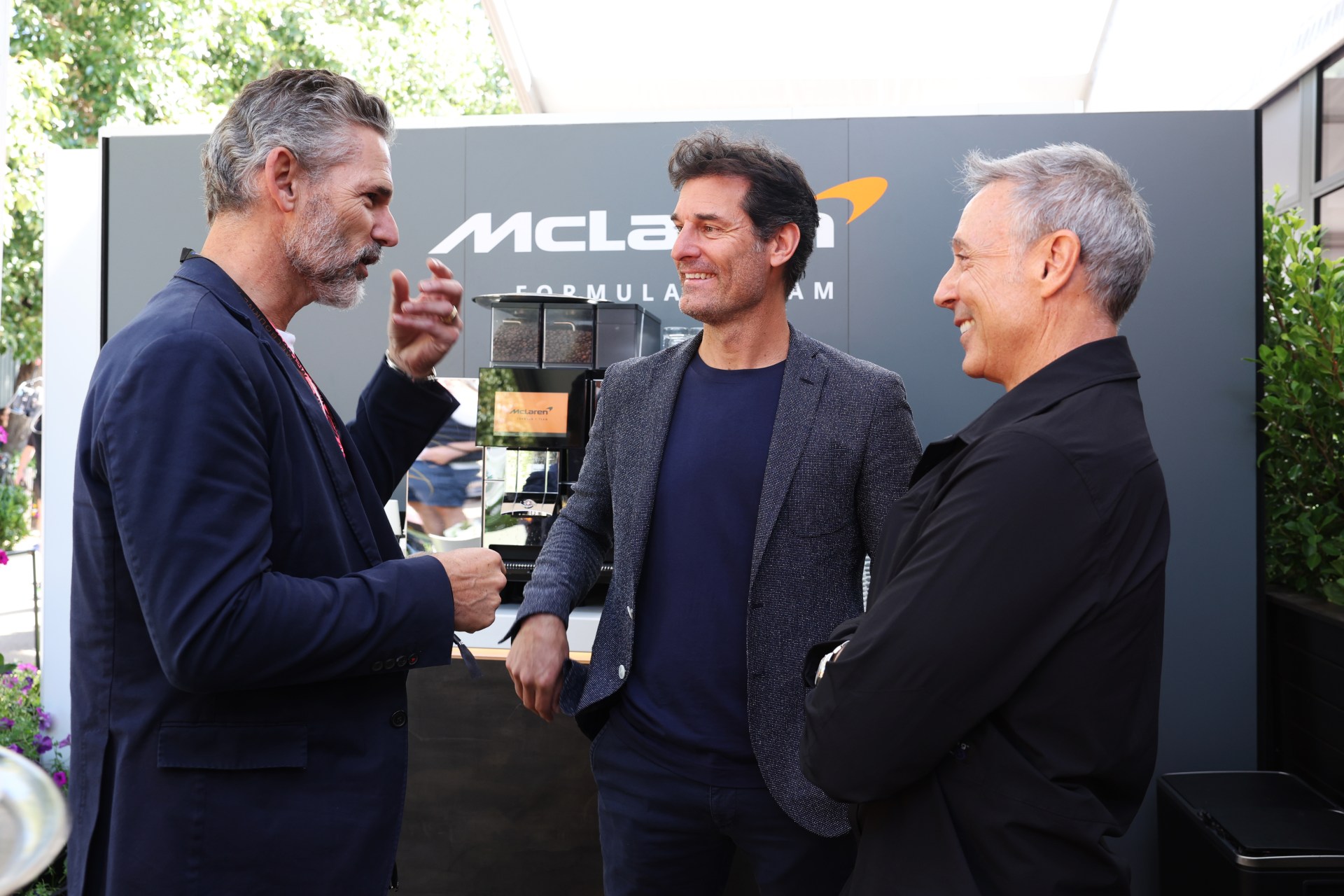 <p><em>Image credit: Getty Images</em></p><p>&nbsp;</p><p>Eric Bana and Mark Webber</p>