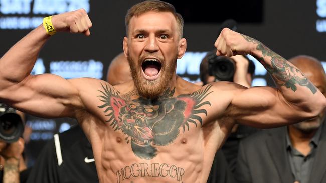 Conor McGregor erection UFC star excited at Floyd Mayweather