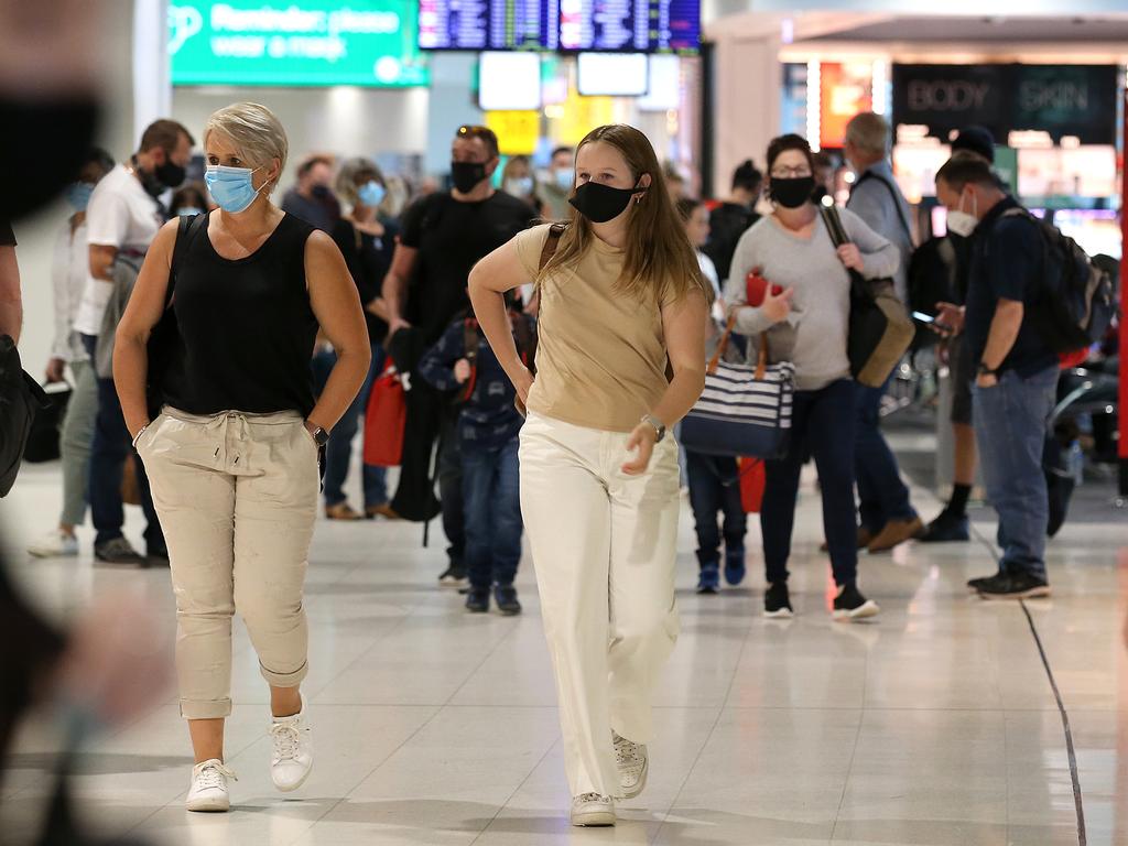 The changed border requirements impacted travellers arriving from Perth at Brisbane Airport. Picture: NCA NewsWire/File/Jono Searle