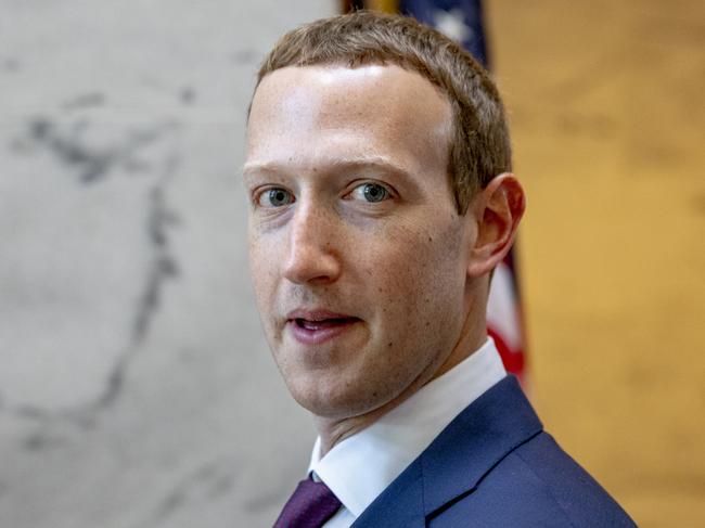 WASHINGTON, DC - SEPTEMBER 19: Facebook founder and CEO Mark Zuckerberg leaves a meeting with Senator John Cornyn (R-TX) in his office on Capitol Hill on September 19, 2019 in Washington, DC. Zuckerberg is making the rounds with various lawmakers in Washington today. (Photo by Samuel Corum/Getty Images)