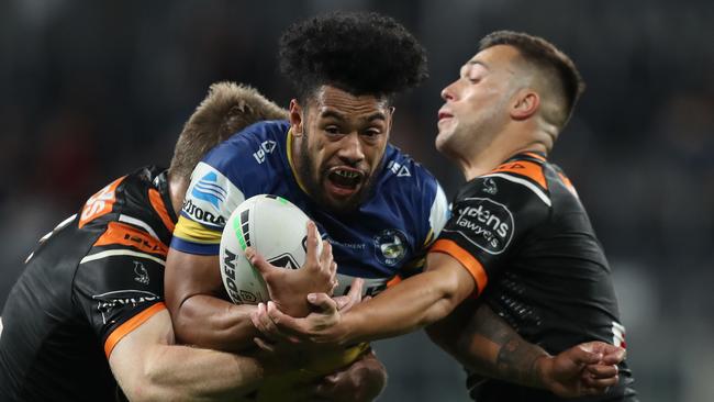 Parramatta's Waqa Blake had just six tries and six linebreaks in 2020. Picture: Brett Costello