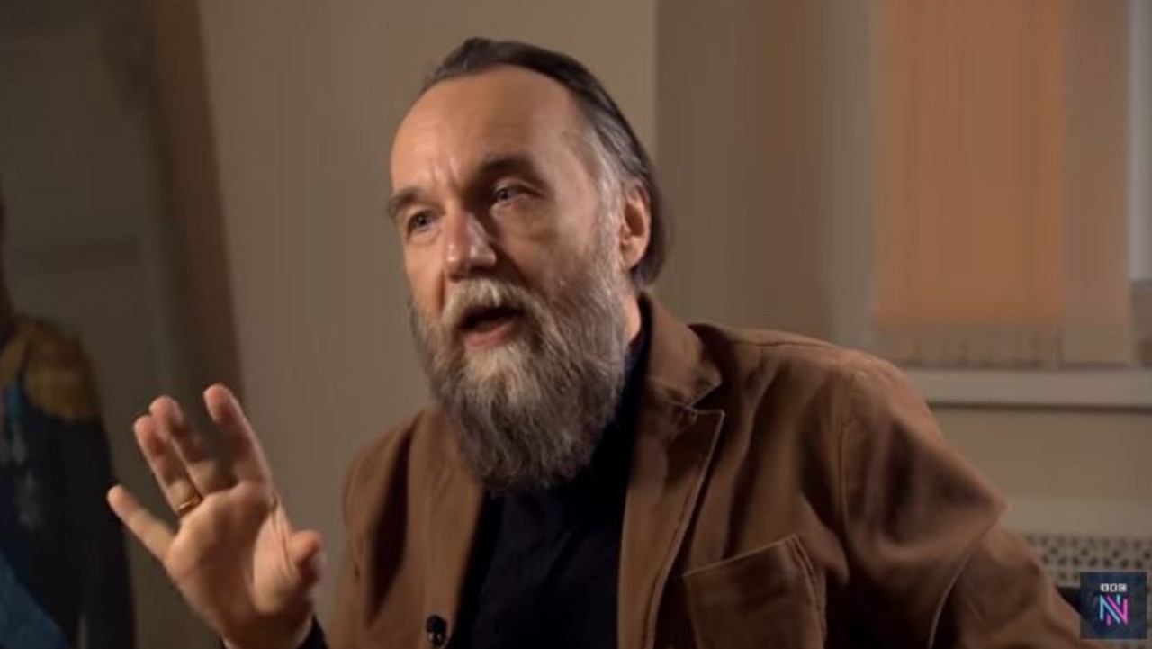 Dugin hopped into another vehicle and unknowingly dodged the attempted assassination. Picture: BBC Network