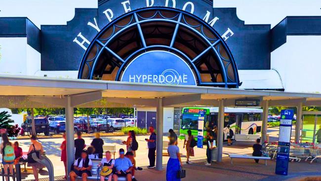 The Hyperdome has 4400 car parks.