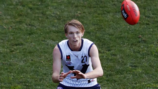 Will a rival swoop on Cooper Vickery? Picture: Dylan Burns/AFL Photos via Getty Images