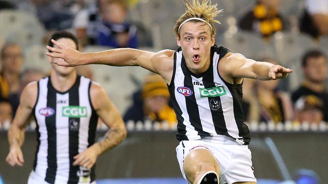 Darcy Moore is out of contract at the end of the season. Picture:                         <a capiid="9753e809cff09130244aaade8dd1eef9" class="capi-video">Pendlebury to make return?</a>                     Michael Klein