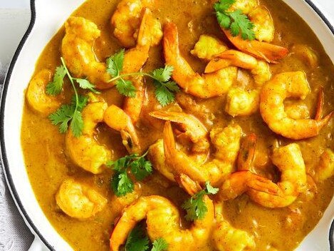 Retro recipe 10: Easy curried prawns.