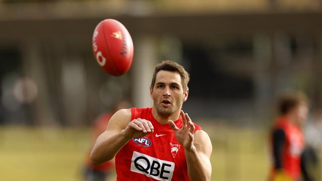 Josh Kennedy is pushing hard to break back into the Swans’ senior side but time is running out. Picture: Phil Hillyard